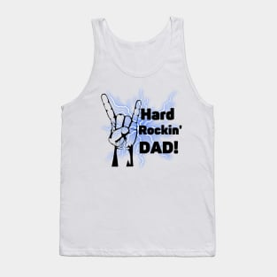 Hard Rockin' Dad - Horns Up Tank Top